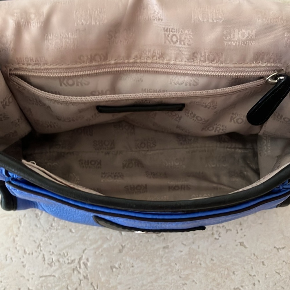 Michael Kors Black and Blue Crossbody Bag - Picture 4 of 14